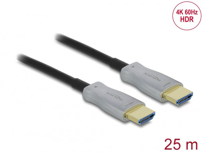 Delock Aktives Optisches Kabel HDMI 4K 60 Hz 25 m