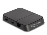 Delock Smartphone Dockingstation 4K mit integrierter Halterung - HDMI / USB / Hub / SD / Micro SD für Android oder Windows