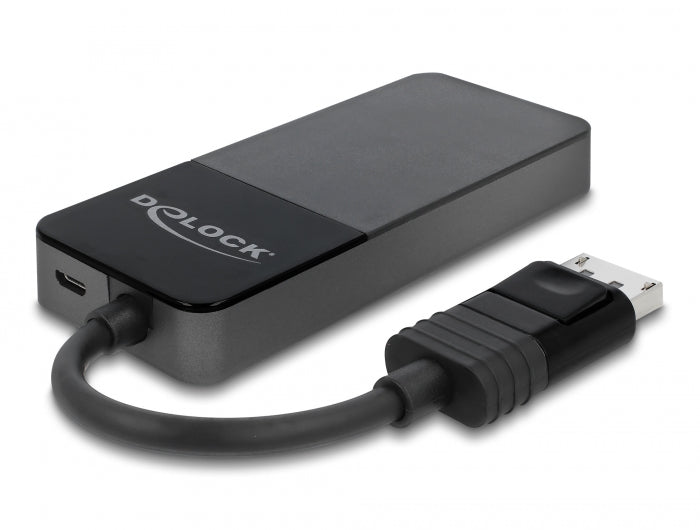 Delock DisplayPort 1.4 Splitter 1 x DisplayPort zu 3 x DisplayPort MST