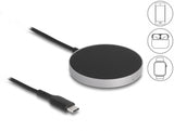 Delock Wireless Charger mit 5 W / 7,5 W / 10 W / 15 W - Induktives Ladepad