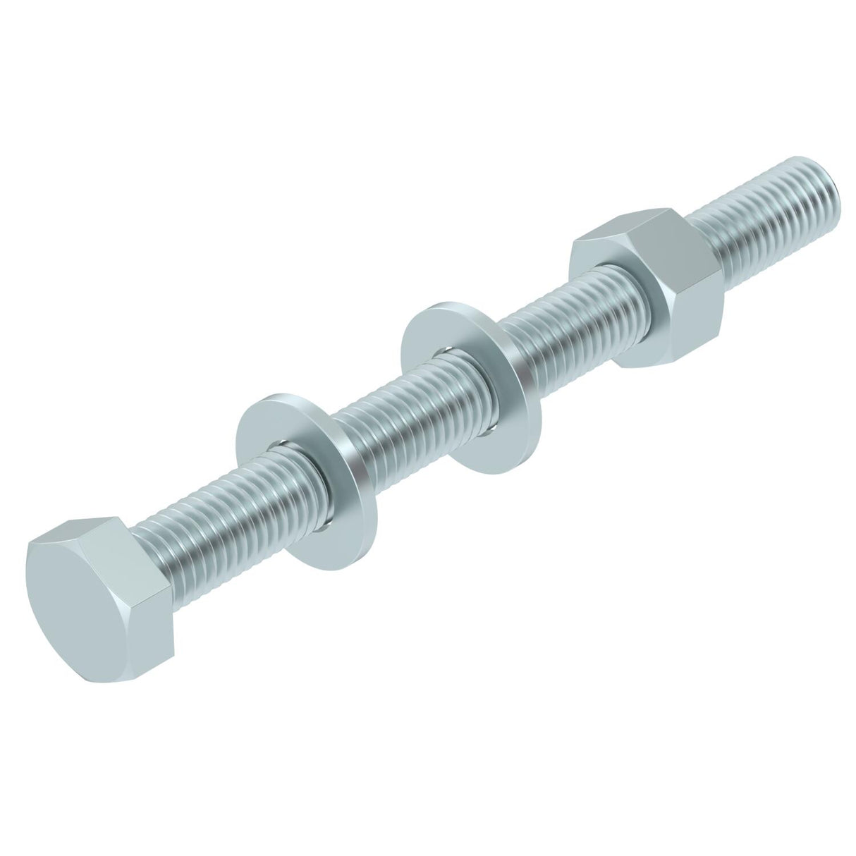 BETTERMANN Sechskantschraube M12x130mm SKS-Serie SKS 12x130 F m.Mutter M19