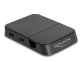 Delock Smartphone Dockingstation 4K mit integrierter Halterung - HDMI / USB / Hub / SD / Micro SD für Android oder Windows