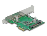 Delock PCI Express x1 Karte zu 2 x extern USB 5 Gbps USB Type-C™ Buchse