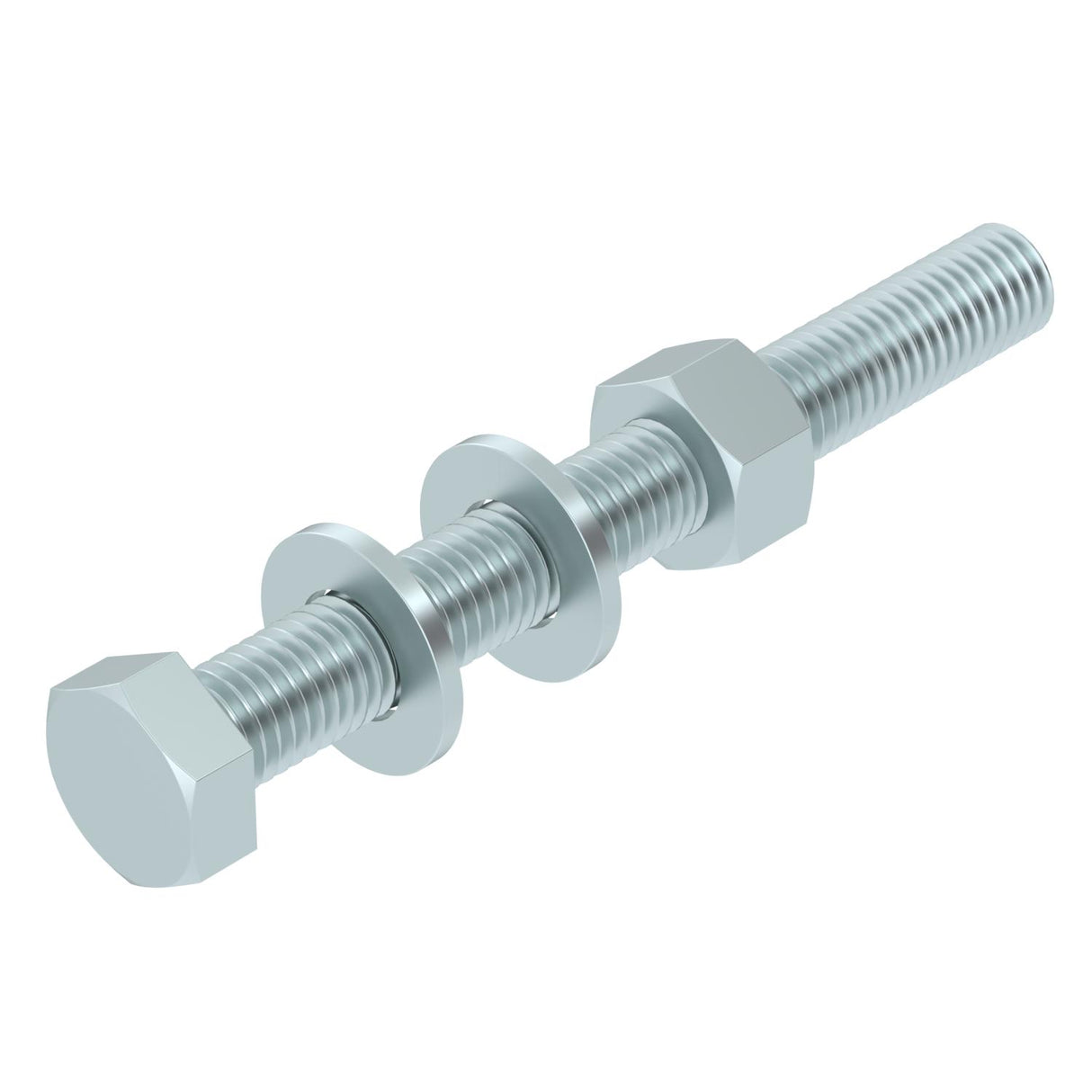 BETTERMANN Sechskantschraube M12x110mm SKS-Serie SKS 12x110 F m.Mutter M19