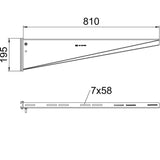 BETTERMANN Stielausleger 810mm 5500N ST AS 55-Serie AS 55 81 FT