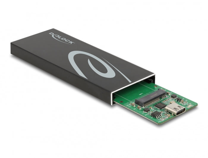 Delock Externes Gehäuse für M.2 SATA SSD mit USB Type-C™ Buchse