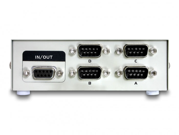 Delock Seriell Umschalter RS-232 / RS-422 / RS-485 4-Port manuell