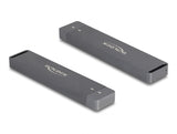 Delock Externes Gehäuse für M.2 NVMe PCIe SSD oder SATA SSD mit USB 10 Gbps Typ-A Stecker