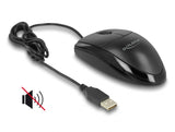 Delock Optische USB Desktop Maus – Lautlos