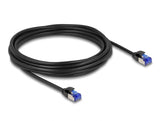 Delock RJ45 Netzwerkkabel Cat.6A S/FTP Slim 5 m schwarz