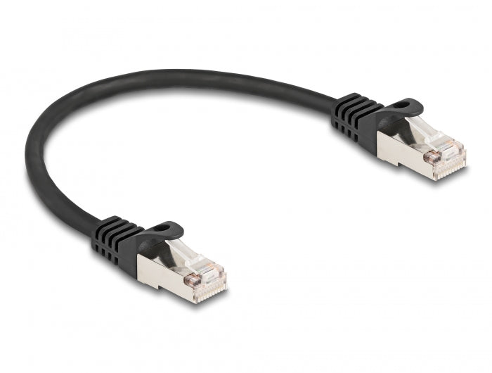 Delock Kabel RJ50 Stecker zu RJ50 Stecker F/UTP 0,25 m schwarz