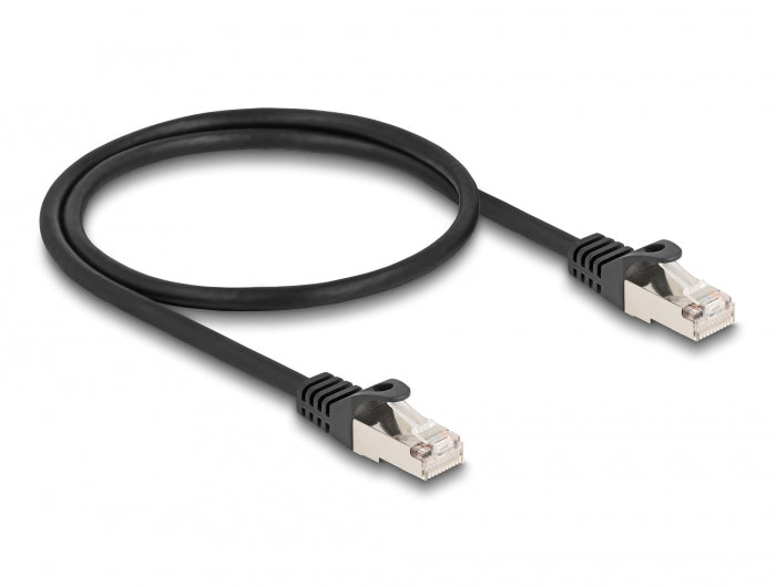 Delock Kabel RJ50 Stecker zu RJ50 Stecker F/UTP 0,5 m schwarz