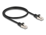 Delock Kabel RJ50 Stecker zu RJ50 Stecker F/UTP 0,5 m schwarz
