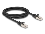 Delock Kabel RJ50 Stecker zu RJ50 Stecker F/UTP 2 m schwarz