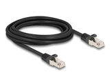 Delock Kabel RJ50 Stecker zu RJ50 Stecker F/UTP 3 m schwarz