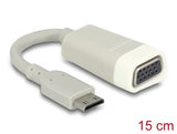 Delock Adapter HDMI Mini-C Stecker zu VGA Buchse