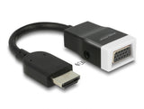 Delock Adapter HDMI-A Stecker > VGA Buchse mit Audio