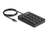 Delock USB Type-C™ Nummernblock 19 Tasten schwarz