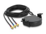Delock LTE MIMO GNSS Antenne 3 x SMA Stecker RG-174 3 m Schraubmontage outdoor schwarz