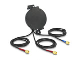 Delock LTE MIMO GNSS Antenne 3 x SMA Stecker RG-174 3 m Schraubmontage outdoor schwarz