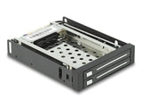 Delock 3.5″ Wechselrahmen für 2 x 2.5″ SATA HDD / SSD