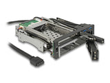 Delock 5.25″ Wechselrahmen für 1 x 2.5″ + 1 x 3.5″ SATA HDD + 2 x USB 3.0 Ports