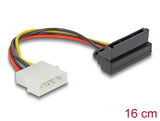 Delock Kabel Power SATA HDD > 4 Pin Stecker – gewinkelt