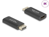 Delock Aktiver DisplayPort 1.4 zu HDMI Adapter 8K mit HDR Funktion