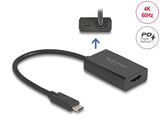 Delock Adapter HDMI Buchse zu USB Type-C™ Stecker (DP Alt Mode) 4K mit PD 100 W