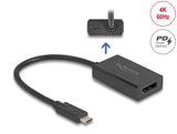 Delock Adapter DisplayPort Buchse zu USB Type-C™ Stecker (DP Alt Mode) 4K mit PD 85 W