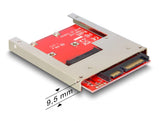 Delock 2.5″ Konverter SATA 22 Pin > 1 x mSATA - 9,5 mm