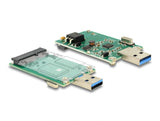 Delock Konverter USB 5 Gbps Typ-A Stecker > mSATA full size
