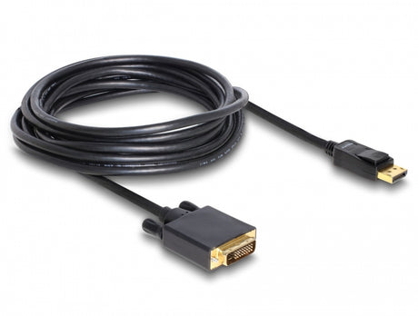 Delock Kabel DisplayPort 1.1 Stecker > DVI 24+1 Stecker Passiv 5 m schwarz - Ansicht 2