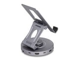 Delock Tablet und Notebook Dockingstation 4K mit integrierter Halterung - HDMI / USB / Hub / SD / Micro SD / PD 3.0 - 360° drehbar