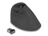 Delock Ergonomische USB Maus vertikal - kabellos