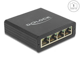 Delock USB Typ-B Netzwerk Adapter Gigabit LAN 4 x RJ45