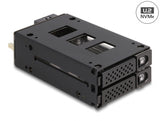 Delock Slim Bay Wechselrahmen für 2 x 2.5″ U.2 NVMe SSD