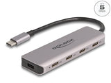 Delock USB 5 Gbps 4 Port USB Type-C™ Hub mit USB Type-C™ Anschluss