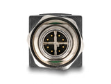 Delock M12 Adapter X-kodiert 8 Pin Stecker zu RJ45 Buchse gerade