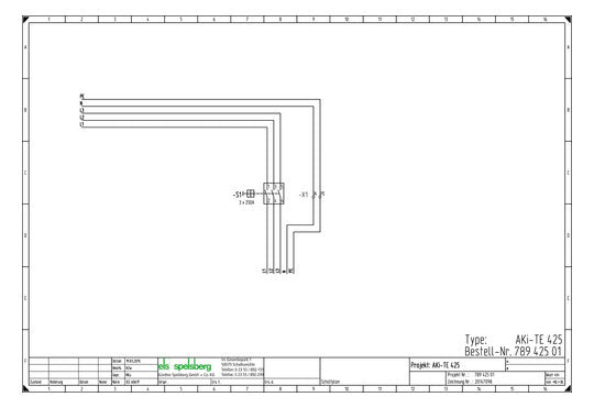 SPELSBERG Lasttrenngehäuse 250A 690V AKi-TE 425 300x600x210mm IP65