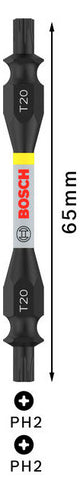 BOSCH-EW Bit TX20 L=65mm 6,4mm(1/4) SCHRAUBERBIT
