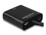 Delock Adapter HDMI Micro-D Stecker > VGA Buchse mit Audio schwarz