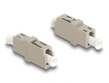 Delock LWL Kupplung LC Simplex Buchse zu LC Simplex Buchse OM1/OM2 beige