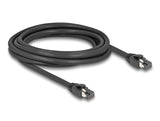 Delock RJ45 Netzwerkkabel Cat.8.1 S/FTP 3 m bis 40 Gbps schwarz
