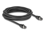 Delock RJ45 Netzwerkkabel Cat.8.1 S/FTP 5 m bis 40 Gbps schwarz
