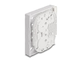 Delock LWL Anschlussdose FTTH zur Wandmontage für 4 x SC Simplex oder LC Duplex weiß
