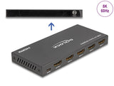 Delock HDMI Switch 4 x HDMI in zu 1 x HDMI out 8K 60 Hz