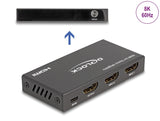 Delock HDMI Switch 2 x HDMI in zu 1 x HDMI out 8K 60 Hz