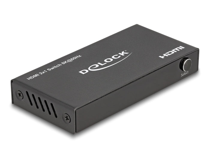Delock HDMI Switch 2 x HDMI in zu 1 x HDMI out 8K 60 Hz