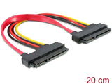 Delock Kabel SATA 22pin > 22pin Buchse / Buchse 20cm